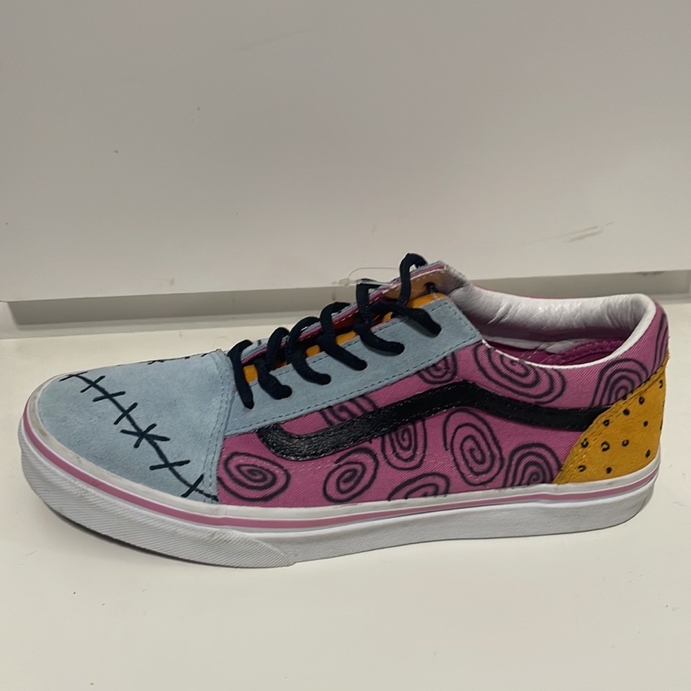 Multicolor custom old skool vans mens size 7